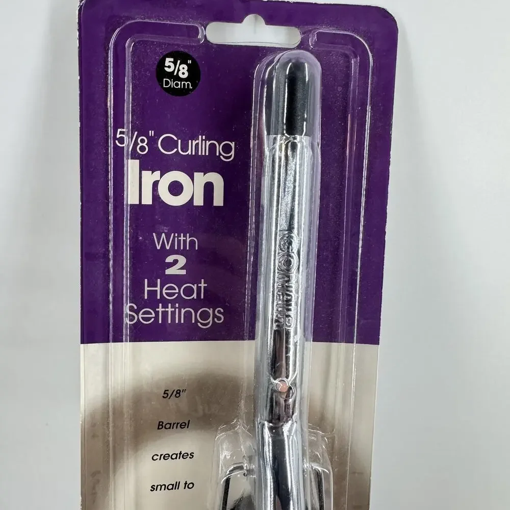 Conair 5/8”Curling Iron 2 Heat Settings New Vtg Y2K 2000